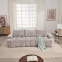 No Assembly Oversized Curved Sofa & Couches