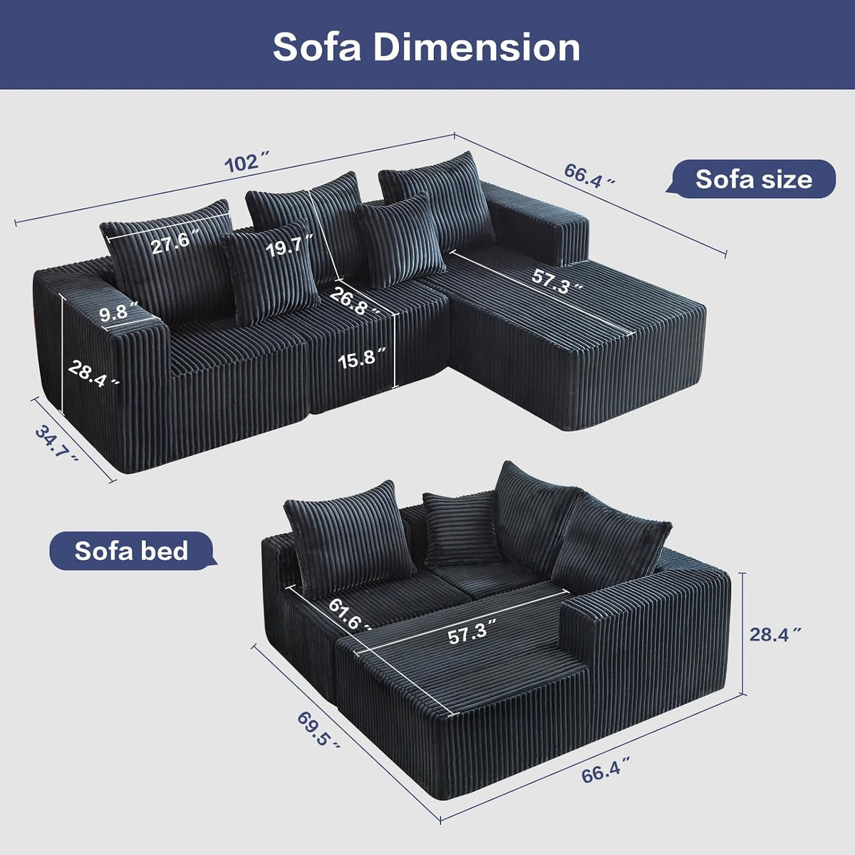 Sectional Sofa for Living Room