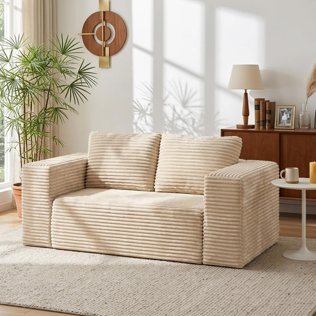 Haven Loveseat in a Box 63", 2-Seat, Camel