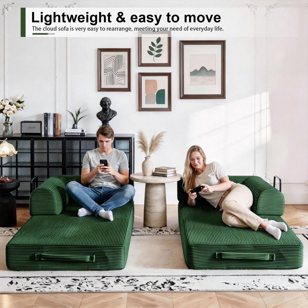 Holaki Convertible Boneless Sofa Bed — 63" / 78"