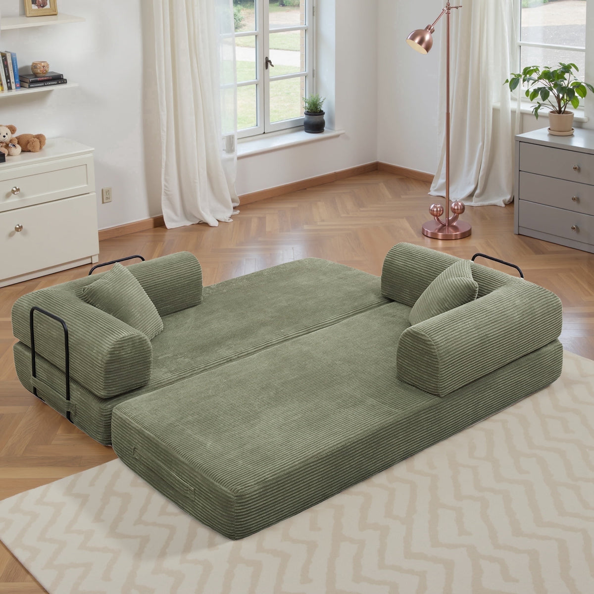 Holaki Convertible Boneless Sofa Bed — 63" / 78"