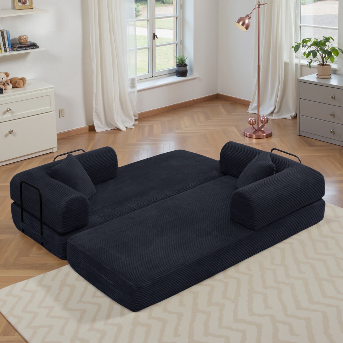 Holaki Convertible Boneless Sofa Bed — 63" / 78"