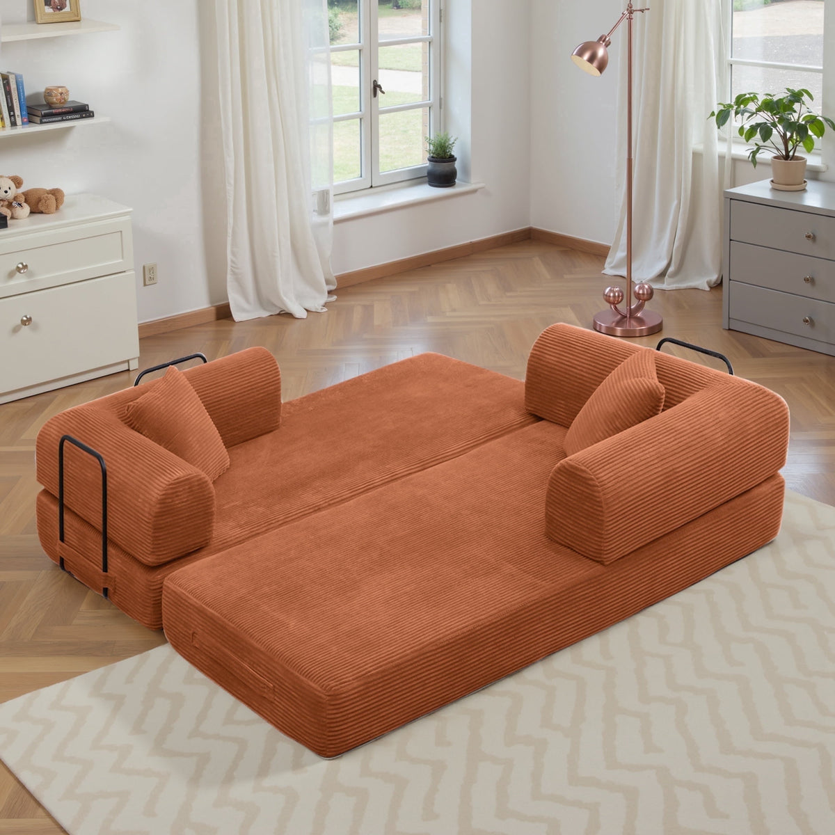Holaki Convertible Boneless Sofa Bed — 63" / 78"