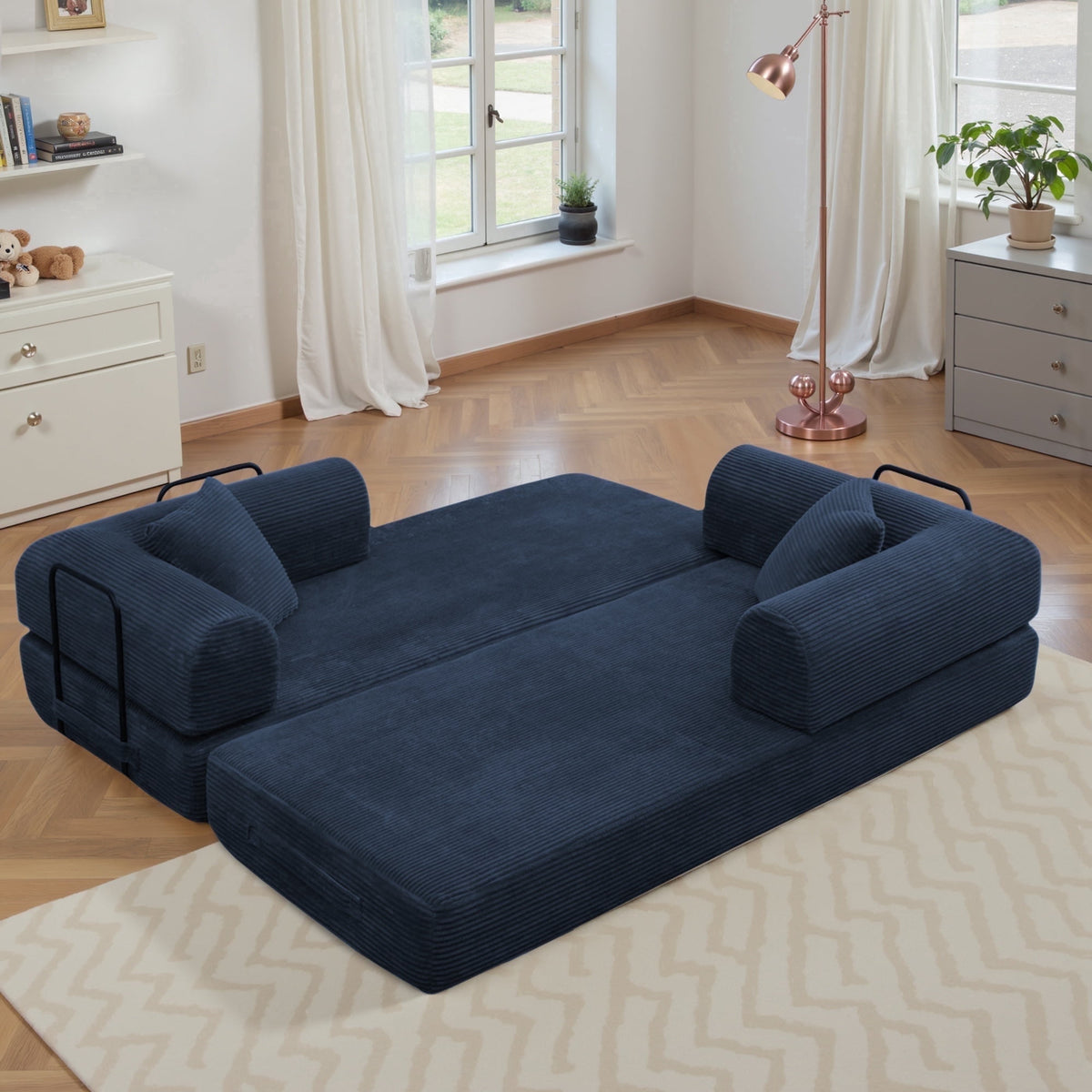 Holaki Convertible Boneless Sofa Bed — 63" / 78"