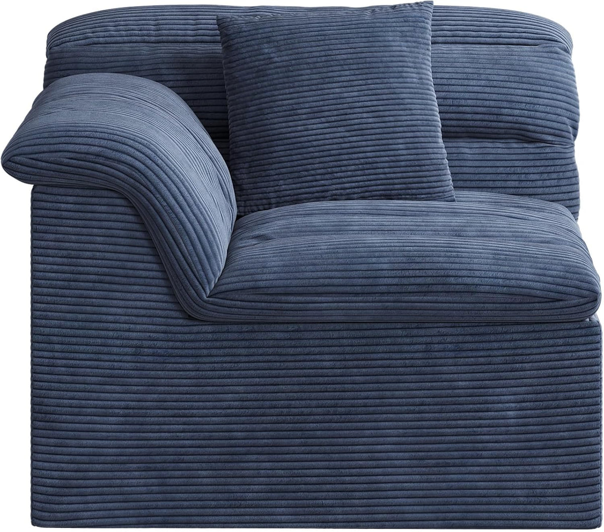 Nimbus Cloud Single-Arm Sofa 44", 1-Seat, Blue